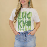 Lucky because of Him Tee