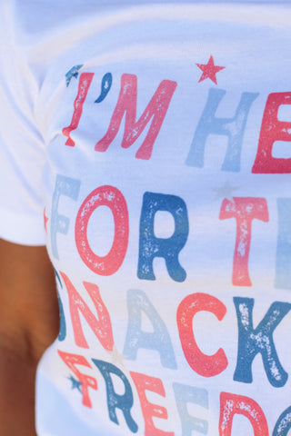 Snacks and Freedom Tee