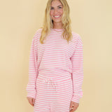 Lulu Mac Monochromatic Stripe Long Sleeve Top