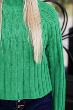 Cheyenne Chenille Sweater-Green