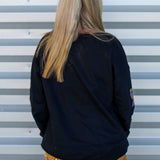 Sequin Mardi Gras Bow Top