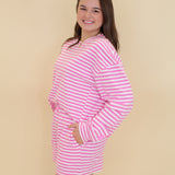 Lulu Mac Monochromatic Stripe Long Sleeve Top