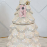 Sweet Grace Iridescent Christmas Tree Candle