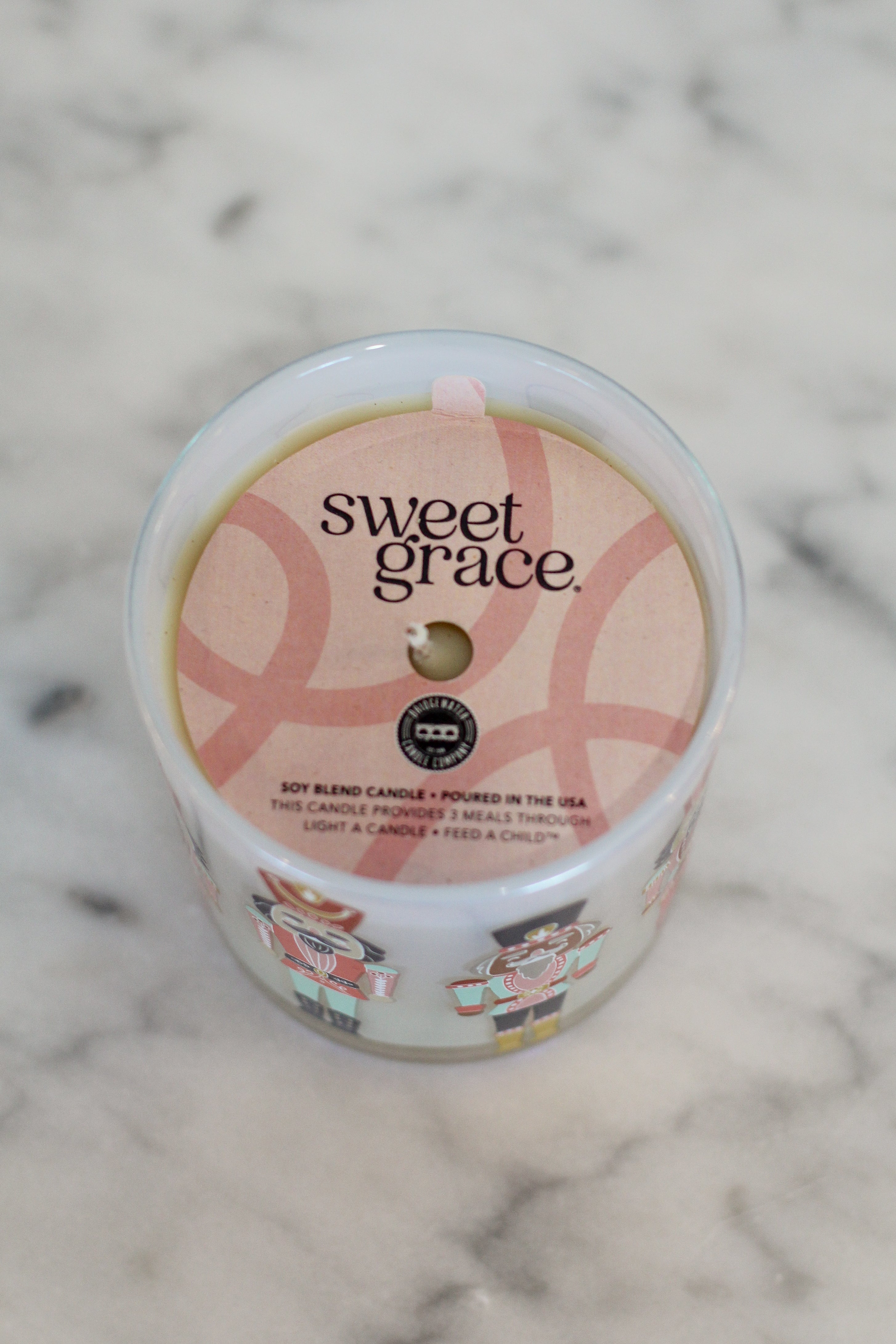 Sweet Grace Holiday Nutcracker Candle