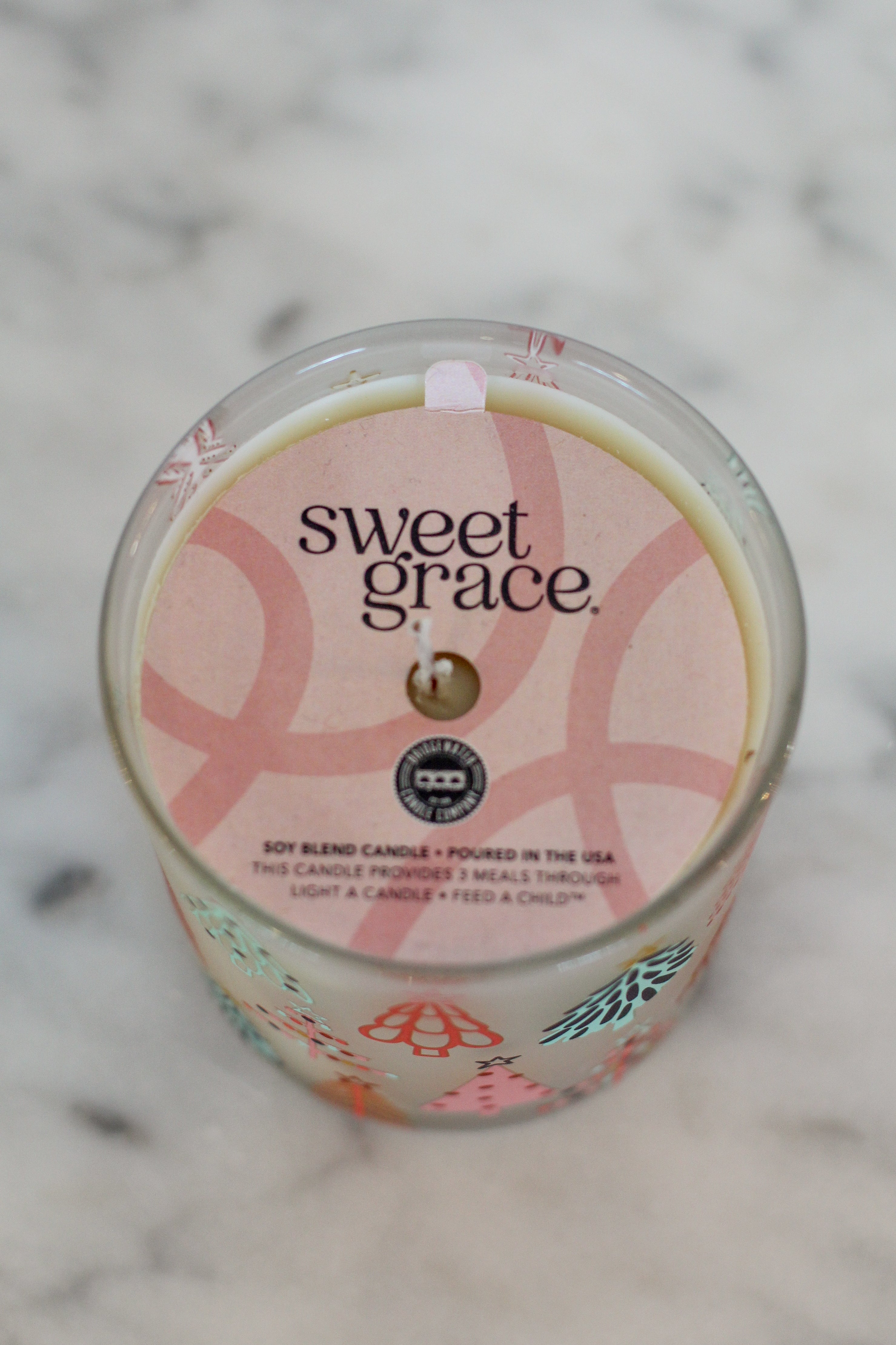 Sweet Grace Holiday Tree Candle