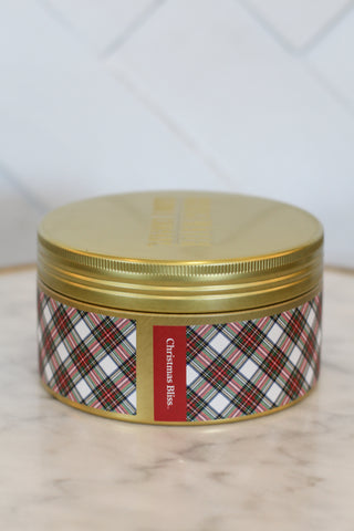 Christmas Bliss 3-Wick Tin Candle