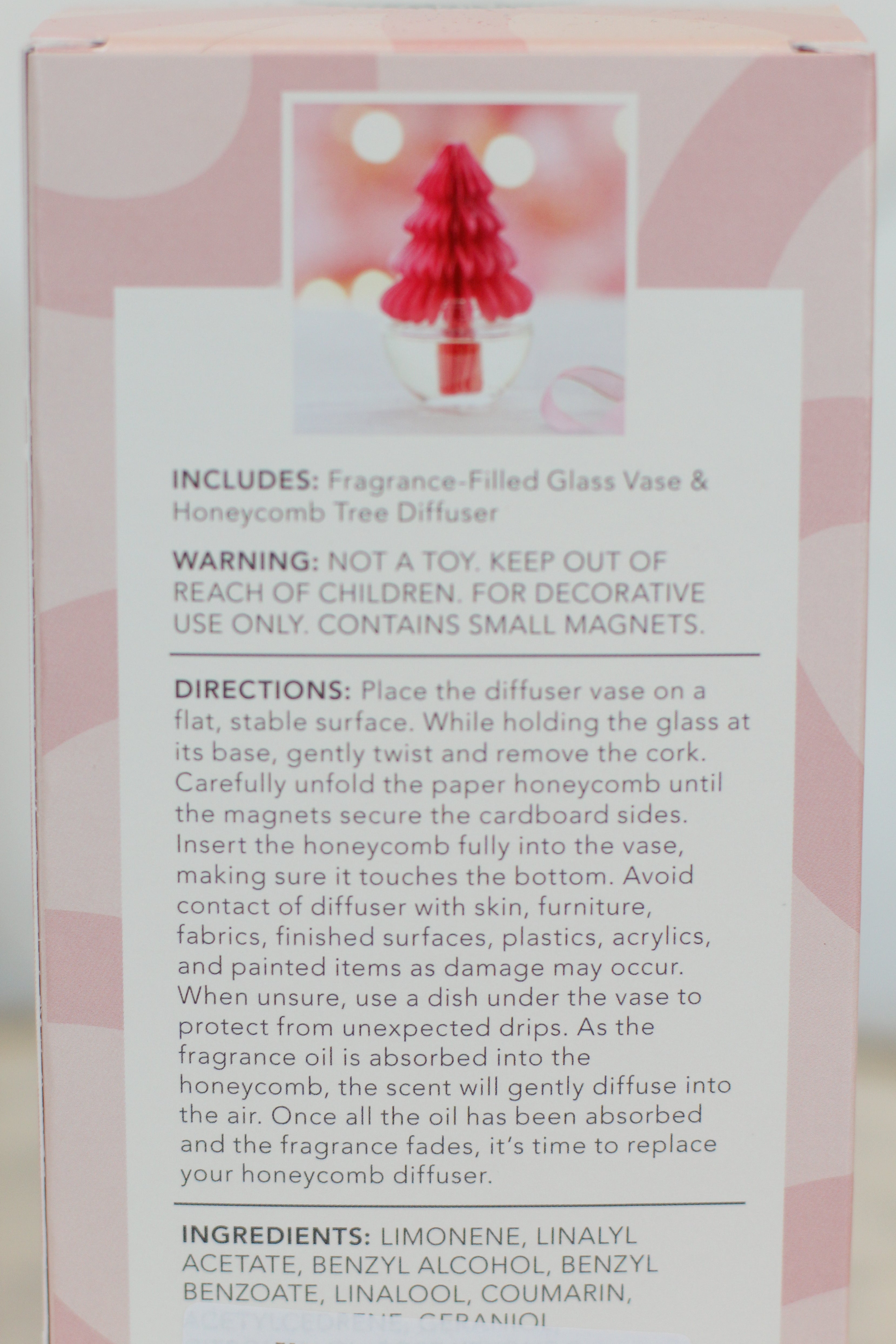 Sweet Grace Holiday Honeycomb Diffuser