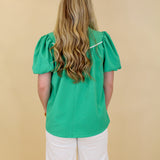 Contrast Piping Top
