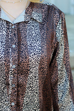 All the Cheetah Button Down Top