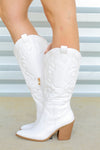 Arizona Boots-White