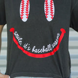It's Baseball Season Crop Tee