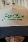 Jesus Saves I Spend Trucker Hat