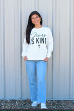 Jesus is King Cross Sweatshirt