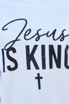 Jesus is King Cross Sweatshirt