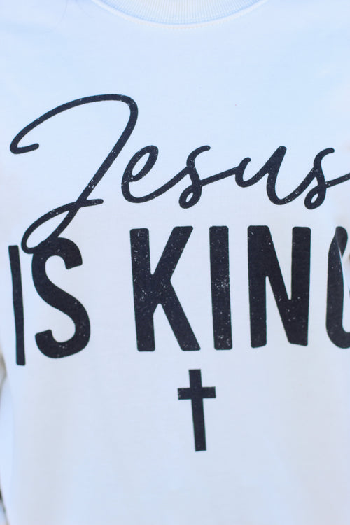 Jesus is King Cross Sweatshirt