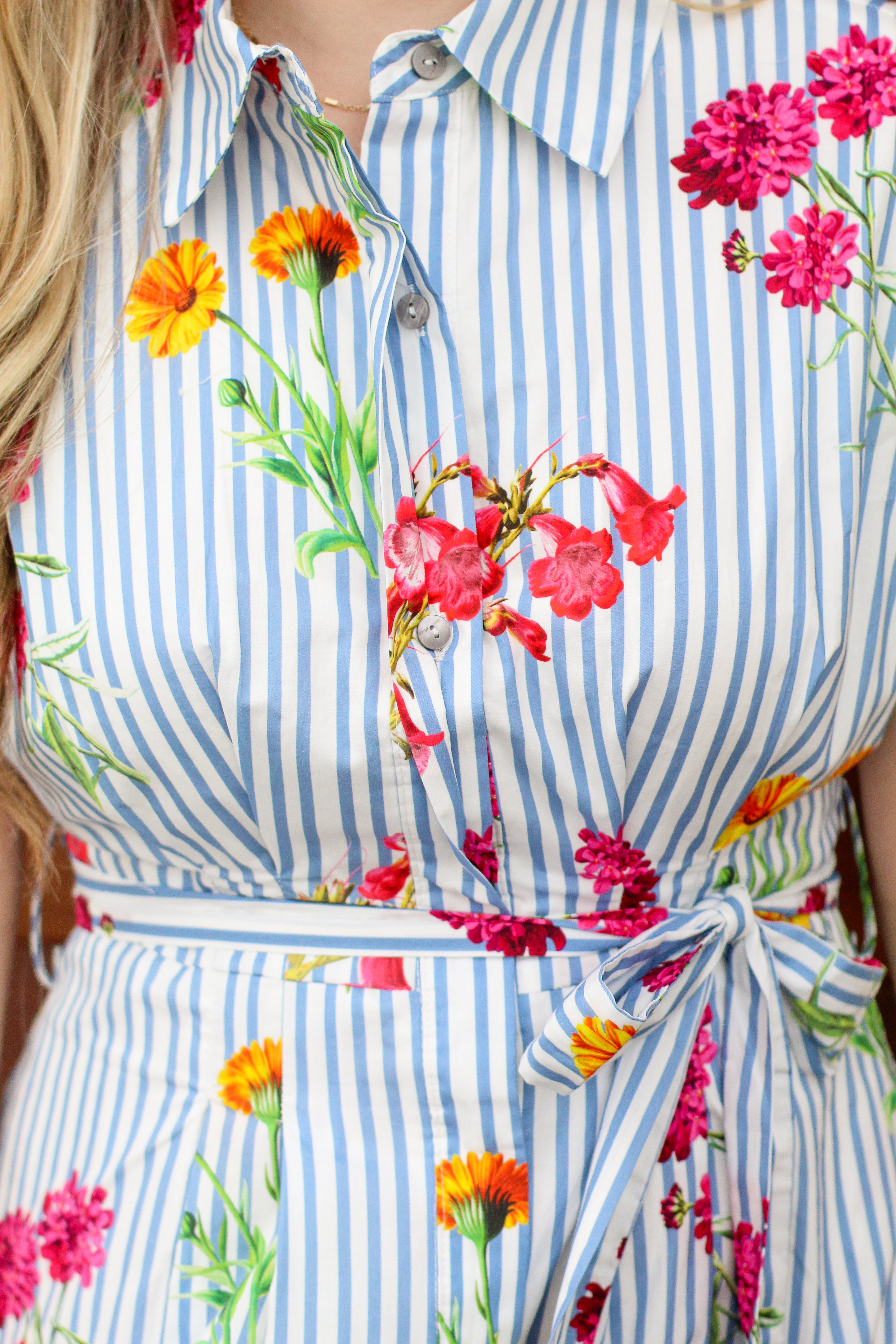 Vibrant Flowers Maxi Dress