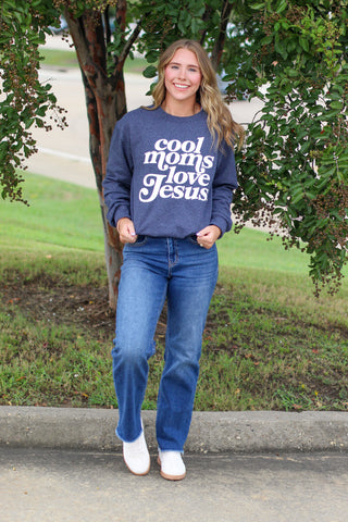 Cool Moms Love Jesus Sweatshirt