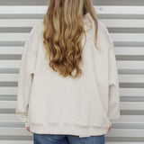 Jesus Saves Reversible Mock Neck Sweatshirt