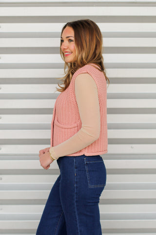 Gold Detail Sweater Vest