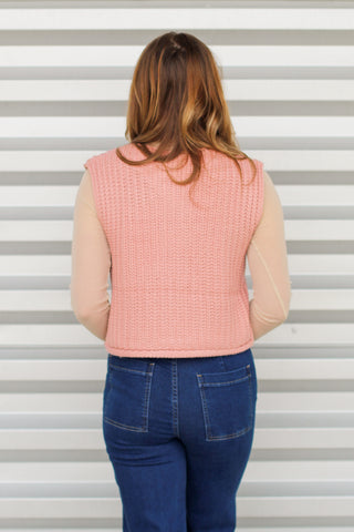 Gold Detail Sweater Vest