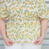 Pretty Peplum Floral Top