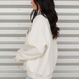 Jesus Saves Reversible Mock Neck Sweatshirt