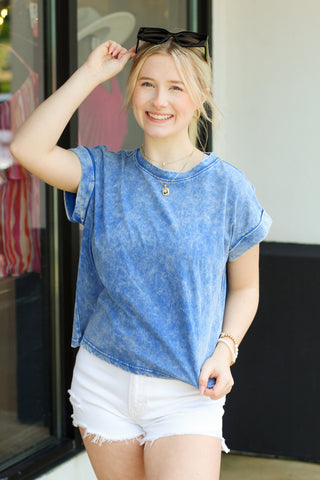 Kate Cuffed Sleeve Top