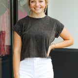 Kate Cuffed Sleeve Top