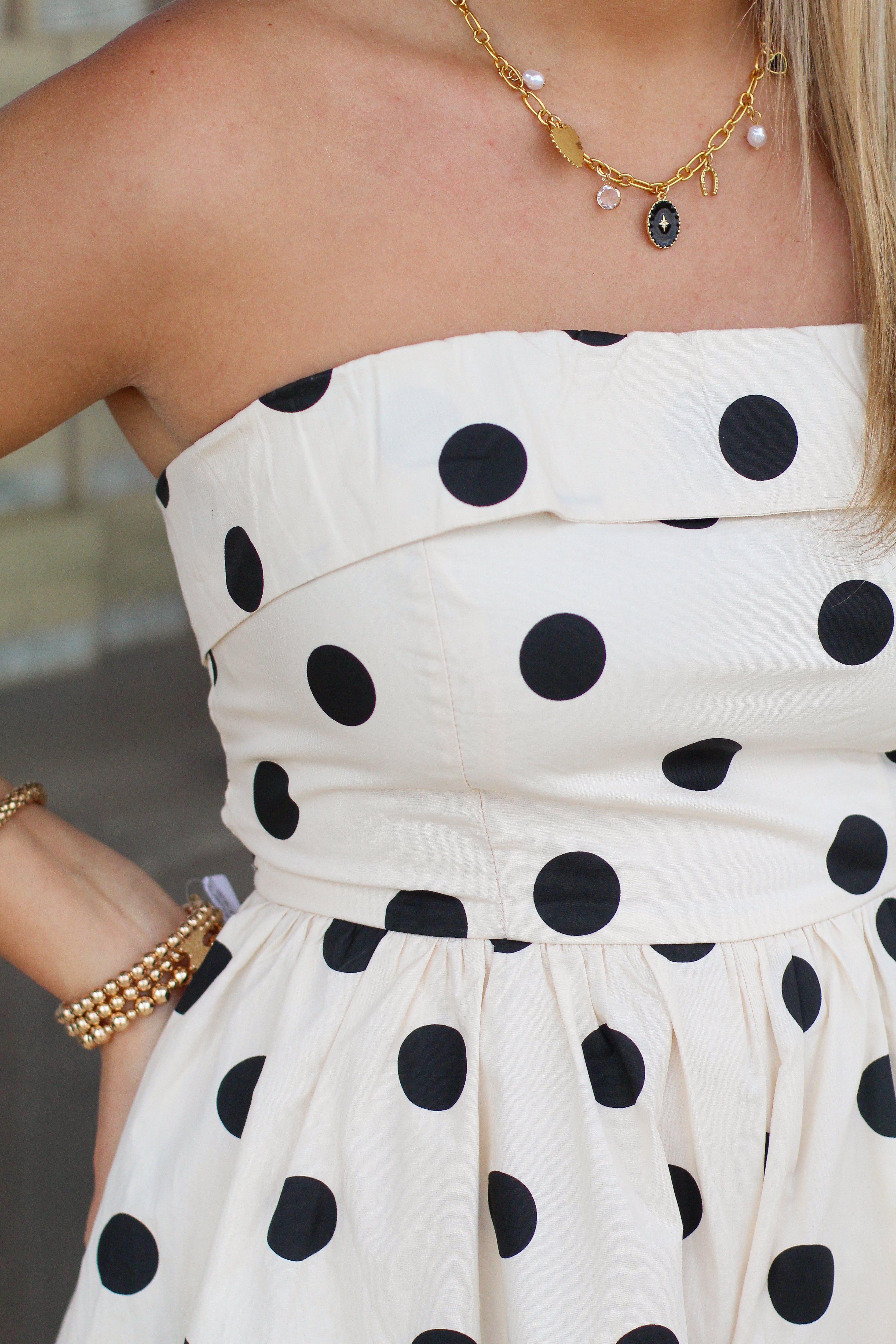 Polka Dot Obsessed Romper