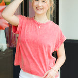 Kate Cuffed Sleeve Top
