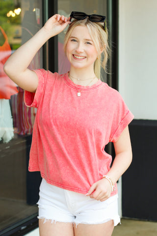 Kate Cuffed Sleeve Top