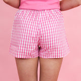 Lulu Mac Gingham Boxer Shorts