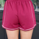 Comfy Contrast Stitch Shorts