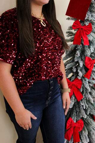 Sparkle in the Lights Top