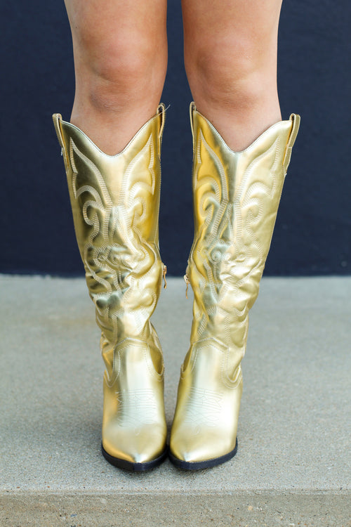 Arizona Boots-Gold