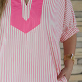 Cutest Stripe Midi Dress