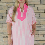 Cutest Stripe Midi Dress