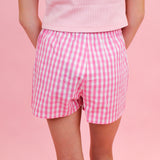 Tween Lulu Mac Gingham Boxer Shorts
