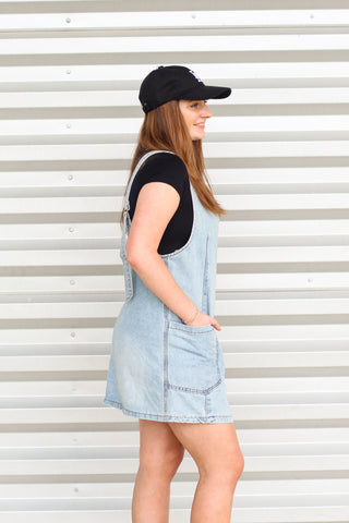 Denim Overall Dress