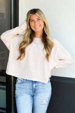 Favorite Long Sleeve Tee-Pale Pink