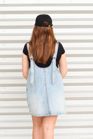 Denim Overall Dress