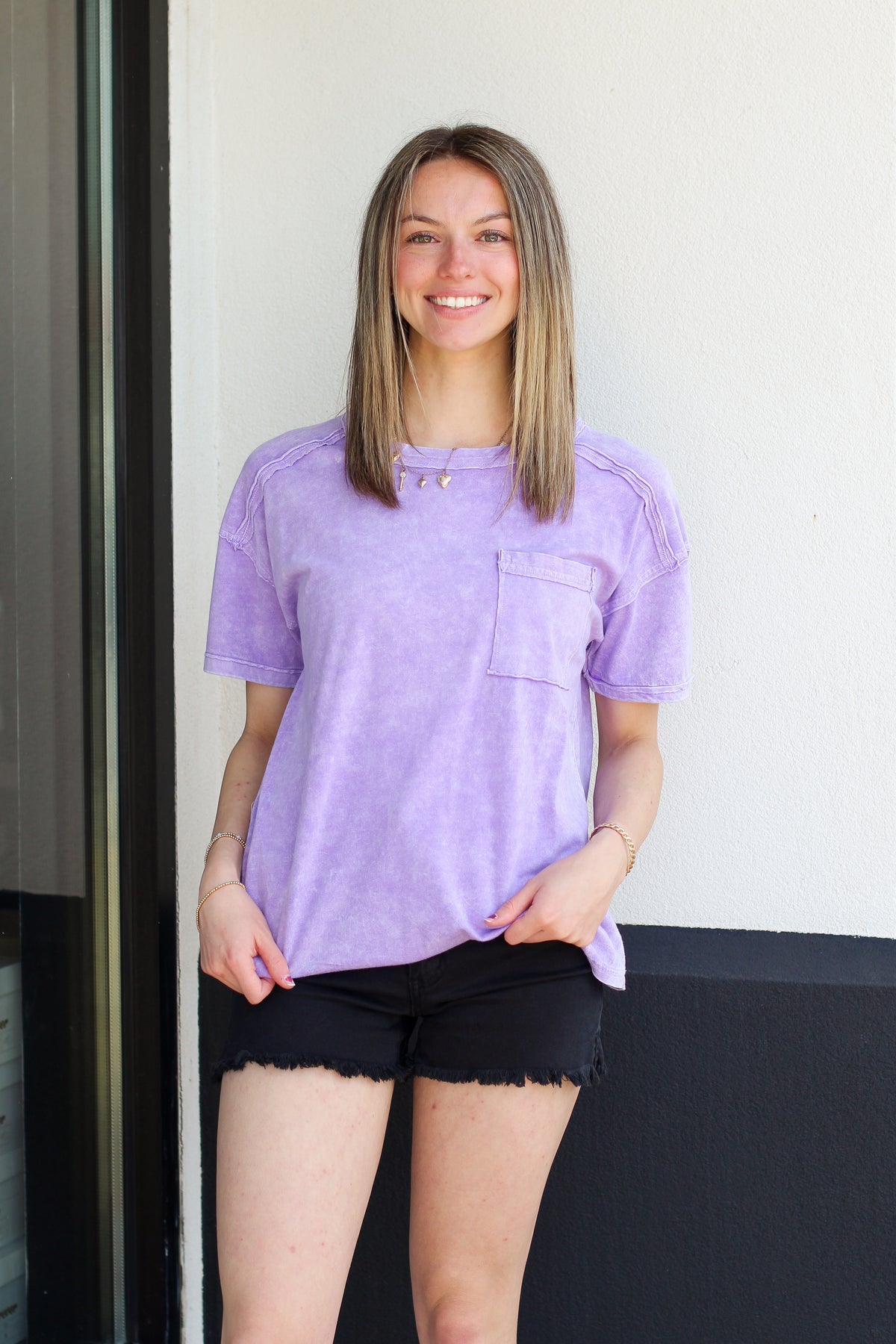 Casual Girl Pocket Top