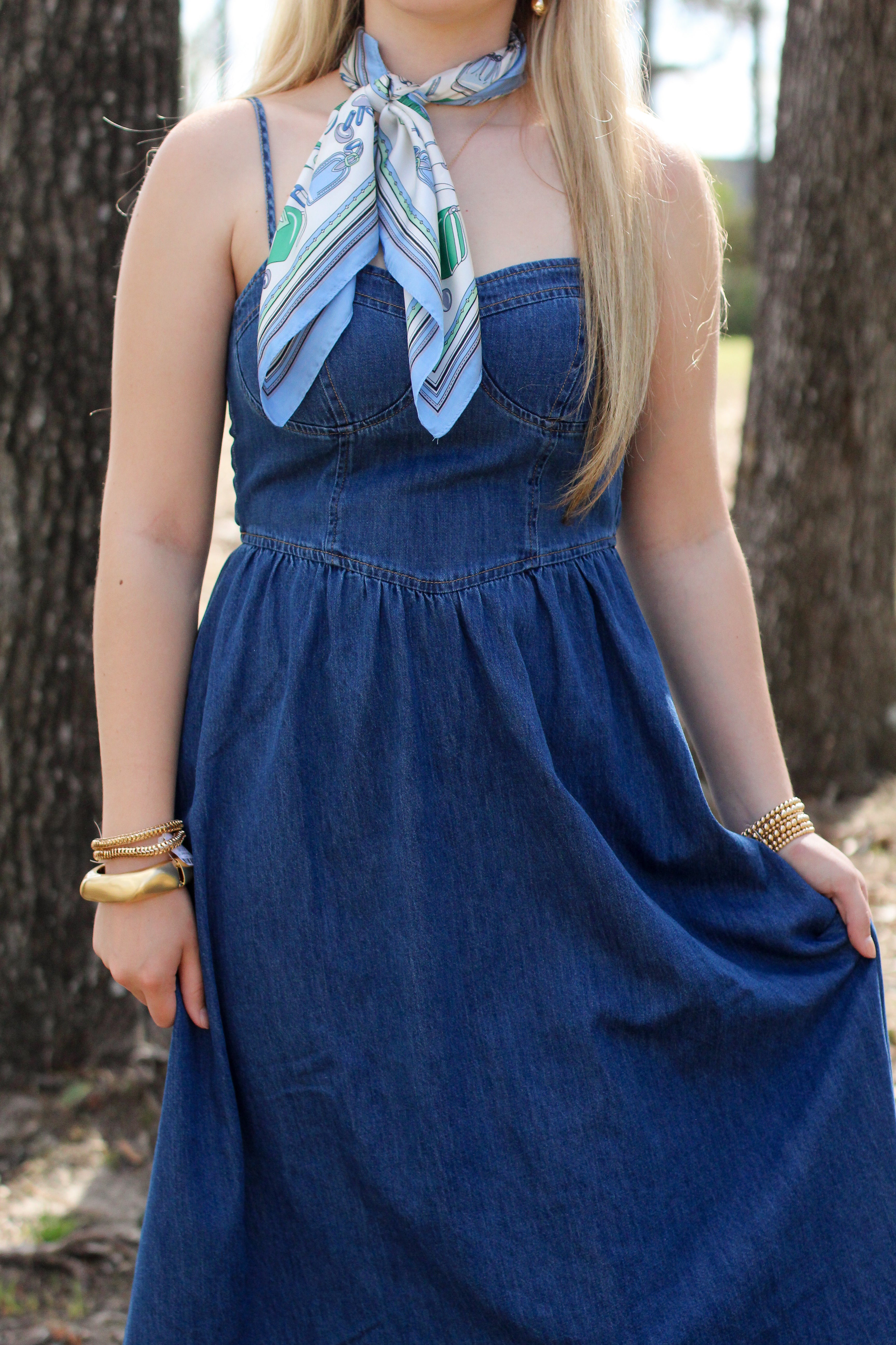 Dreaming of Denim Midi Dress