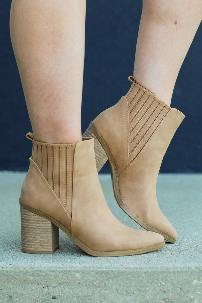 Duvets-S Booties-Coffee