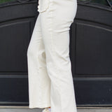 Sweet Scalloped Wide Leg Pants