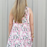 Denim & Flowers Shift Dress