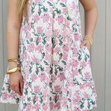 Denim & Flowers Shift Dress