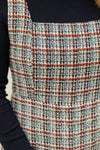 Thankful Tweed Romper-Navy/Rust