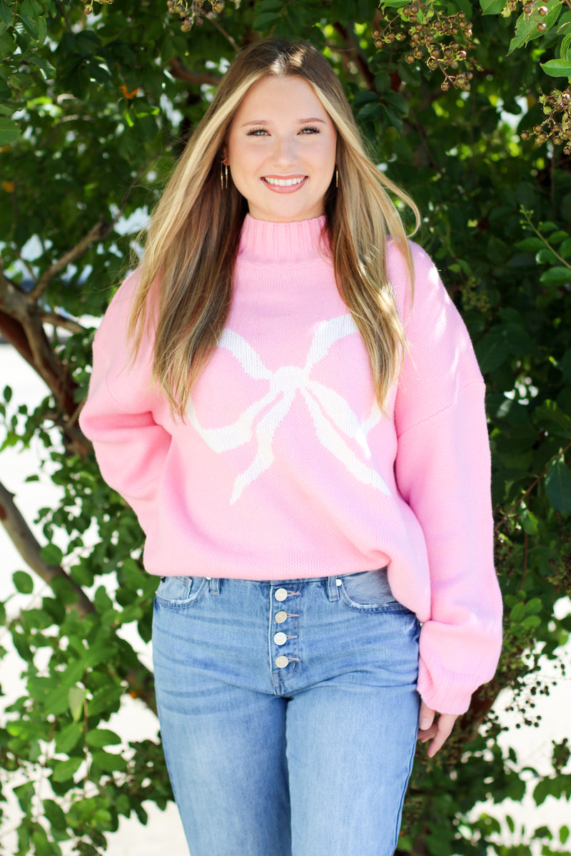 Girly Girl Bow Sweater