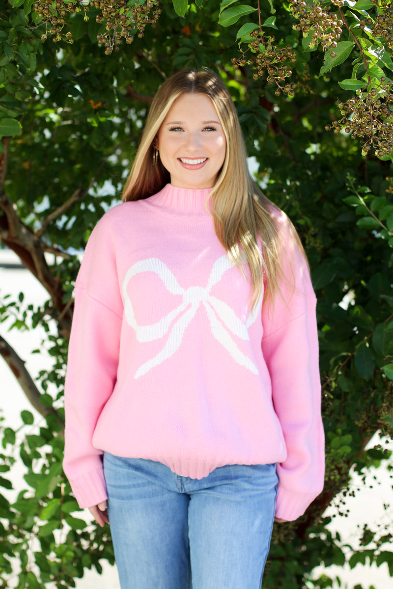 Girly Girl Bow Sweater